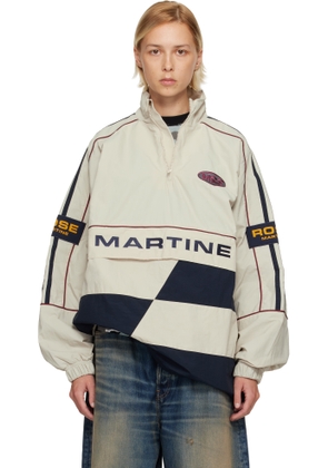 Martine Rose Beige Hockey Pullover Jacket