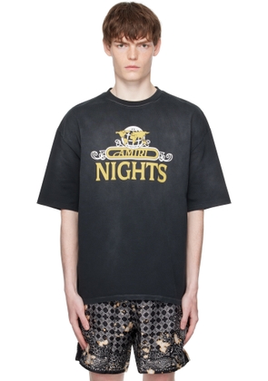 AMIRI Black 'AMIRI Nights' Oversized T-shirt