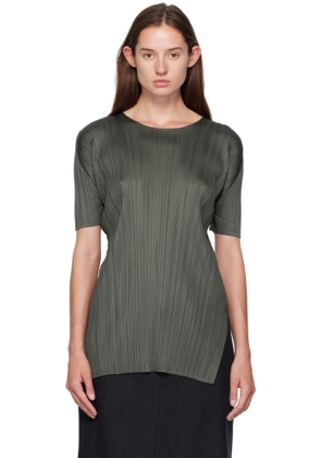 PLEATS PLEASE ISSEY MIYAKE Gray Monthly Colors June T-shirt