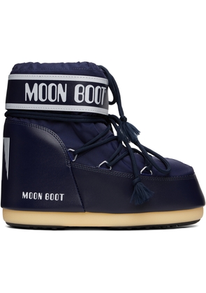 Moon Boot Navy Icon Low Nylon Boots