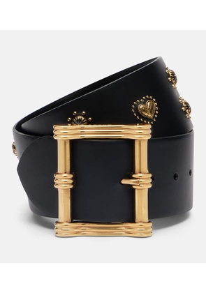 Etro Embellished leather belt