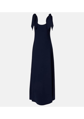 Oscar de la Renta Wool-blend gown