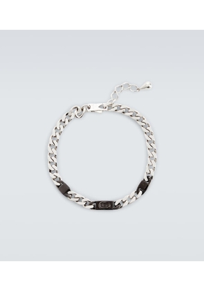 Gucci Gucci Interlocking sterling silver chain bracelet