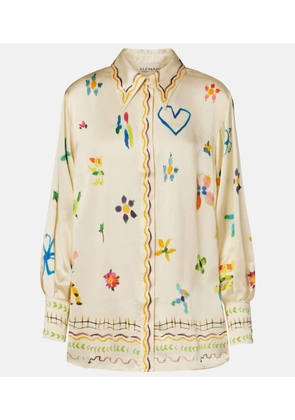 Alemais Sidi floral silk shirt