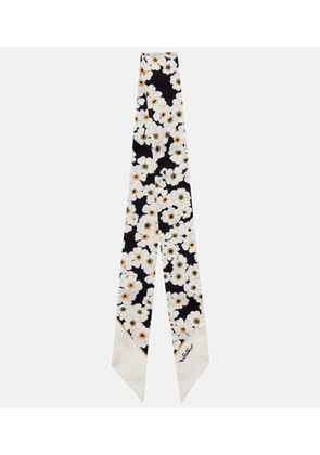 Valentino Apres L'Hiver floral silk scarf