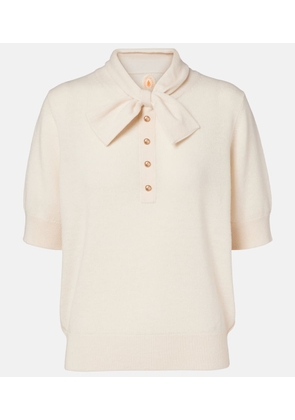 Jardin des Orangers Bow-detail wool and cashmere sweater