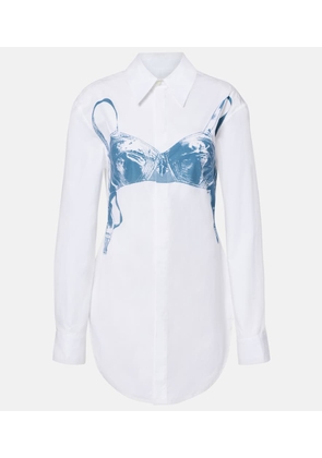 Jean Paul Gaultier Printed cotton-blend shirt