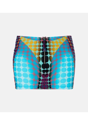 Jean Paul Gaultier Re-Edition printed miniskirt