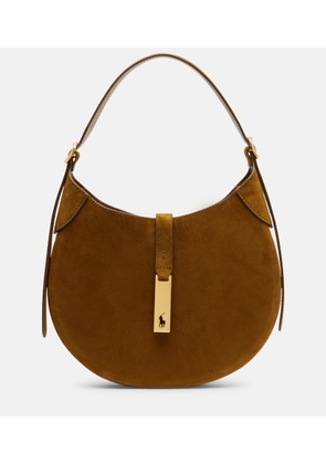 Polo Ralph Lauren Polo ID Small suede shoulder bag