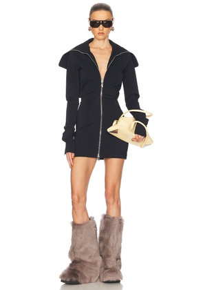 THE ATTICO Mini Dress in Blue - Navy. Size 38 (also in ).