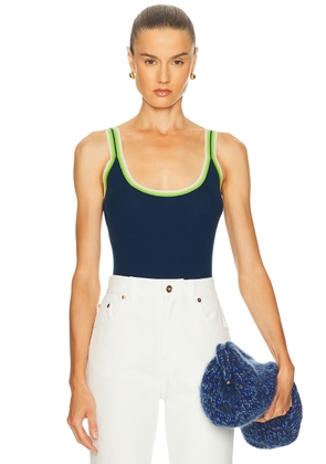 Gabriela Hearst Chen Tank Top in Washed Denim - Navy. Size M (also in ).