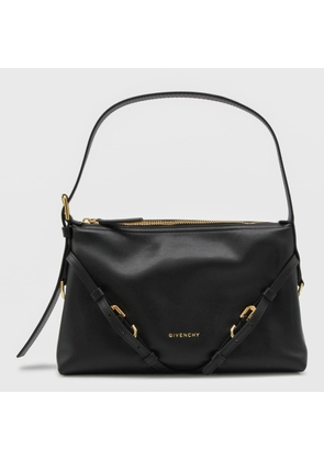 Givenchy Black Leather Voyou Shoulder Bag