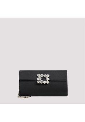 Roger Vivier Envelope Flap Flower Buckle Handbag