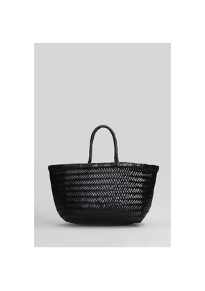Dragon Diffusion Bamboo 3 Jump Small Tote In Black Leather