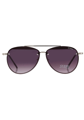 Guess Factory Smoke Gradient Pilot Ladies Sunglasses GF0386 10B 63