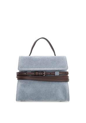 Moschino Tie Me Small Denim Handbag