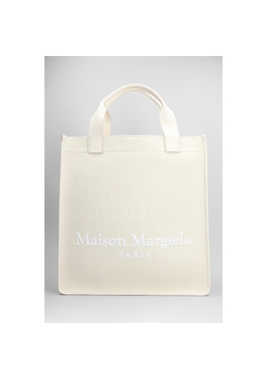 Maison Margiela Tote In Beige Cotton