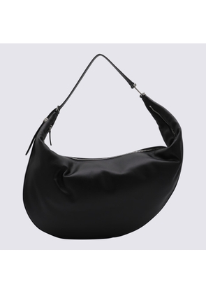 Marni Black Leather Hobo Dot Shoulder Bag