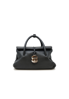 Zanellato Black Dotta Centauro Leather Handbag
