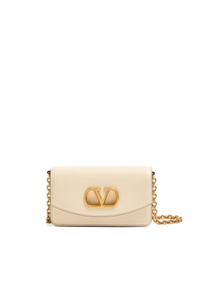Valentino Garavani Vain Small Leather Clutch