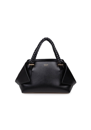 Ferragamo Scarf Sh Handbag In Calfskin Color Black