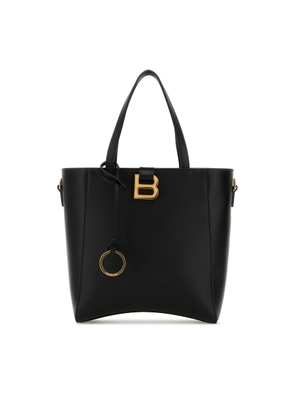 Balenciaga Black Leather Small Hourglass Handbag