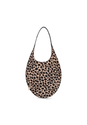 Tory Burch Animal Print Hobo Bag Pierced
