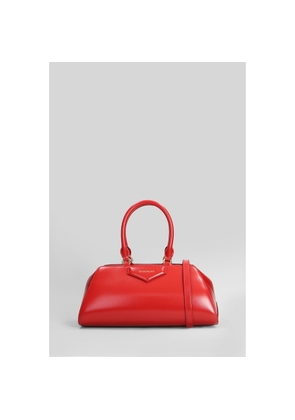 Givenchy Antigona Ew Small Shoulder Bag In Red Leather