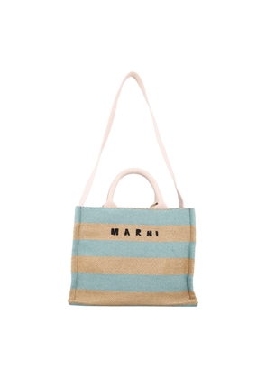 Marni Raffia-effect Small Tote Bag