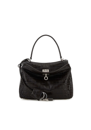 Balenciaga Brown Leather Mini Rodeo Handbag