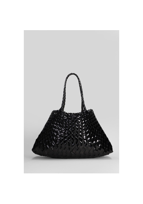 Dragon Diffusion Santa Croce Big Tote In Black Leather