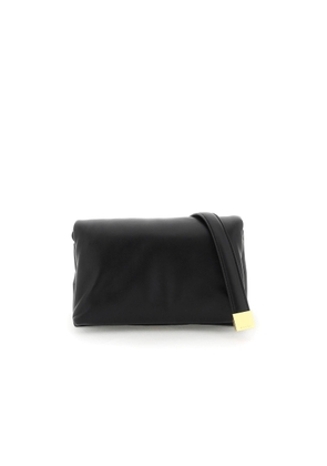 Marni Black Leather Prisma Shoulder Bag