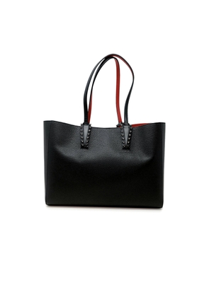Christian Louboutin Black Calf Leather Cabata Soft Small Bag