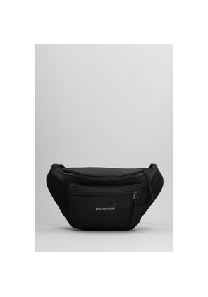 Balenciaga Explorer Waist Bag In Black Polyamide