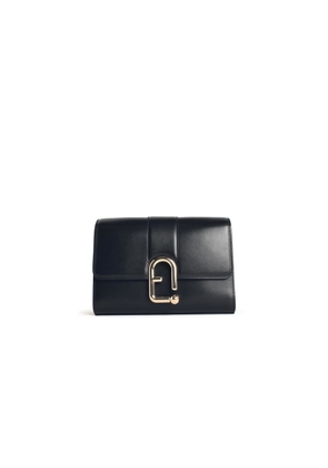 Furla urban S Black Leather Crossbody Bag