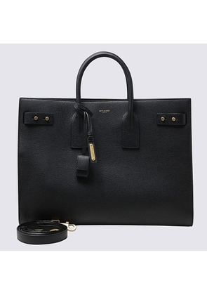Saint Laurent Black Leather Sac De Jour Top Handle Abg