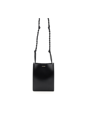 Jil Sander Black Leather Small Tangle Crossbody Bag