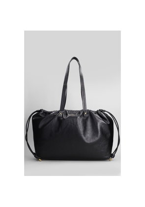 Isabel Marant Silven Ew Tote In Black Leather