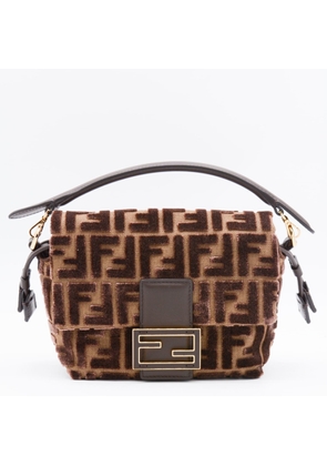 Fendi Tobacco Mamma Baguette Shoulder Bag