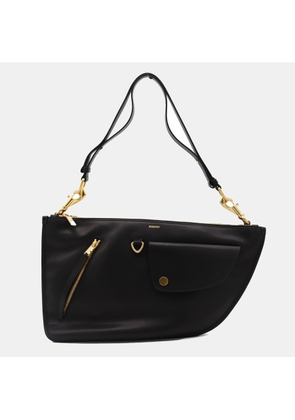 Burberry Black Leather Shoulder Bag