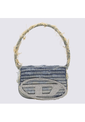 Diesel Denim Leather D Shoulder Bag