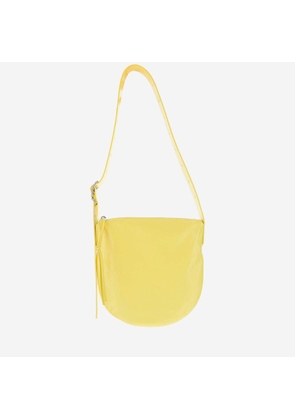 Jil Sander Crinkled Leather Small Shoulder Bag