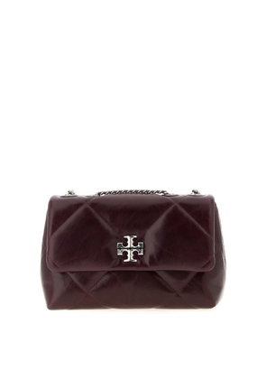 Tory Burch Small Kira Burgundy Leather Crossbody Bag