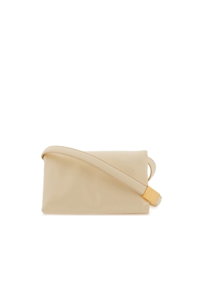 Marni Small Prisma Bag In Ivory Leather
