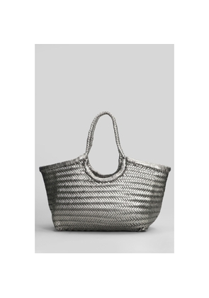 Dragon Diffusion Nantucket Basket Big Tote In Gunmetal Leather
