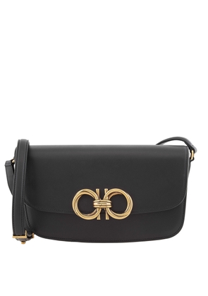 Salvatore Ferragamo Trapezio S Calfskin Crossbody Bag
