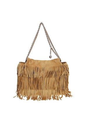 Tory Burch Fleming Suede Fringe Hobo