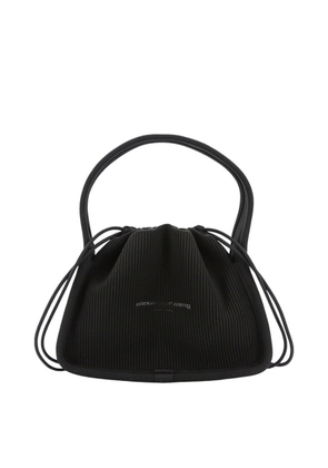 Alexander Wang Ryan Hand Bag In Black Leather
