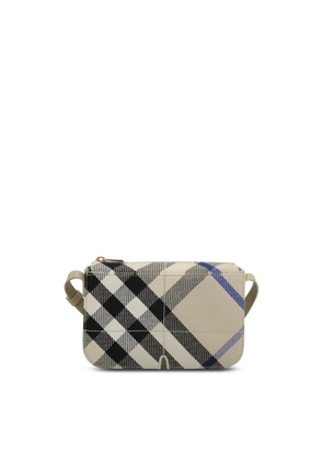 Burberry Embroidered Canvas Snip Crossbody Bag