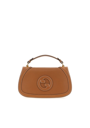 Gucci Camel Leather Medium Blondie Handbag